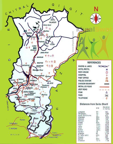 سوات کے انتظامی تقسیم کار کا تاریخی جائزہ