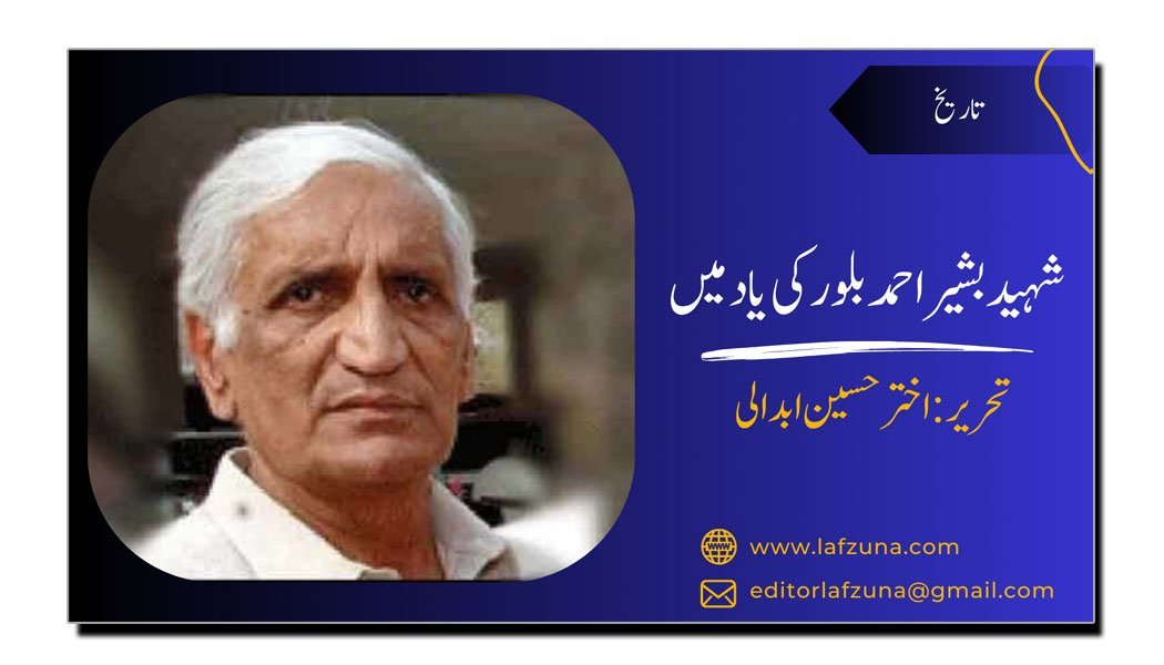 Blogger Basheer Ahmad Bilour