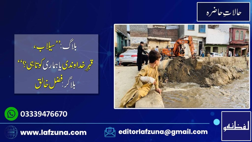 Blogger Fazal Khaliq