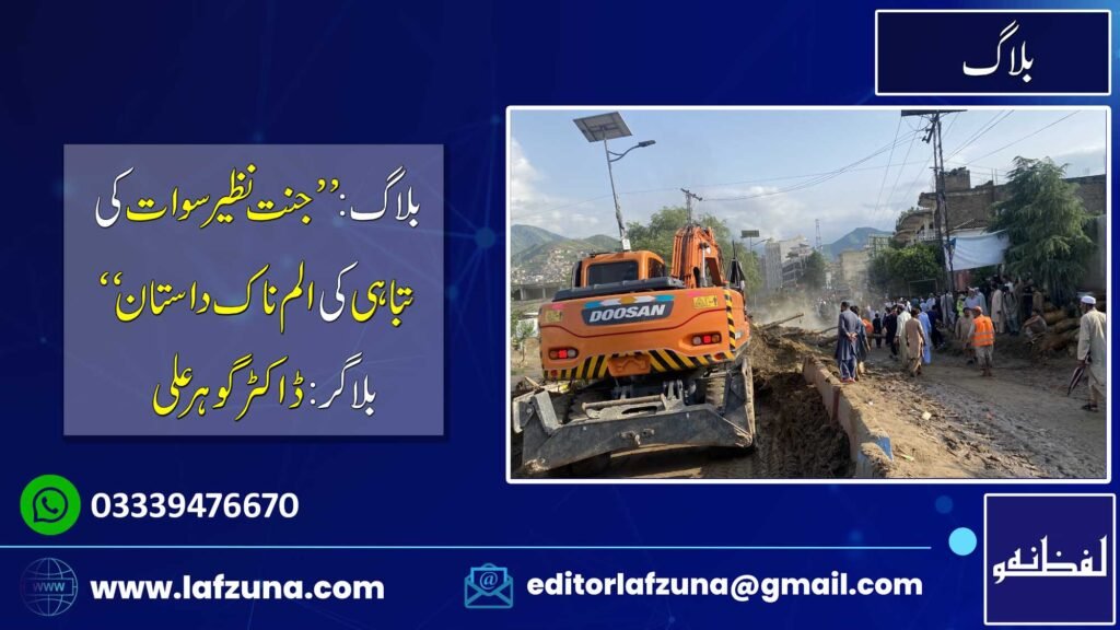 Blogger Doctor Gohar Ali