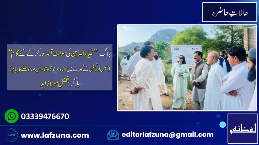 Blogger Fazal Maula Zahid