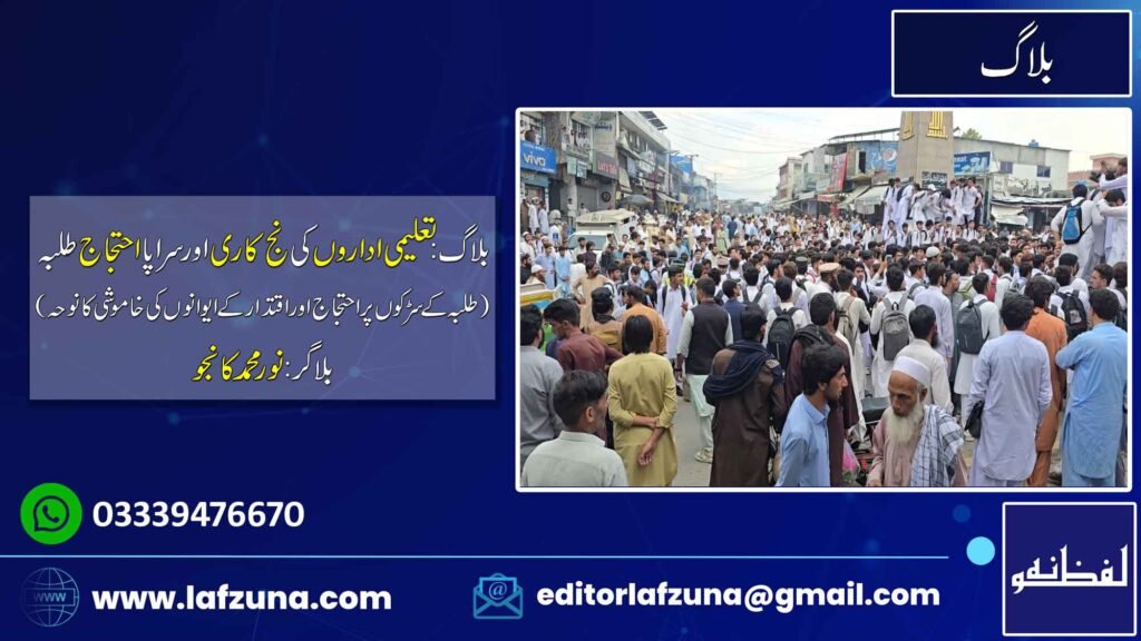 Blogger Noor Muhammad Kanju