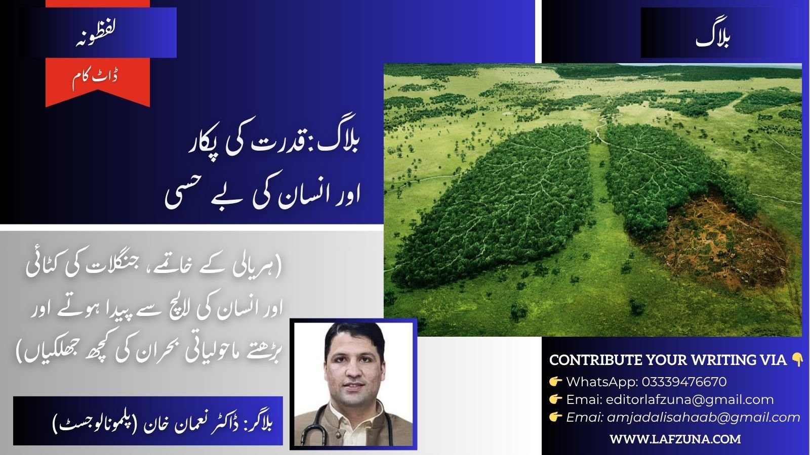 Blogger Doctor Noman Khan