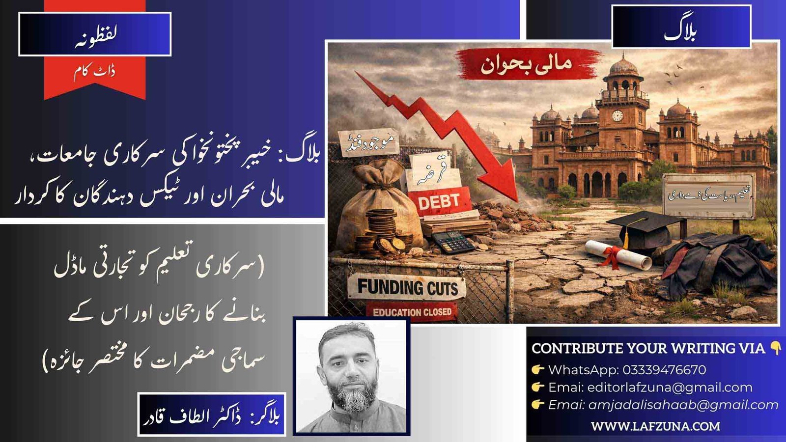 Blogger Doctor Altaf Qadir