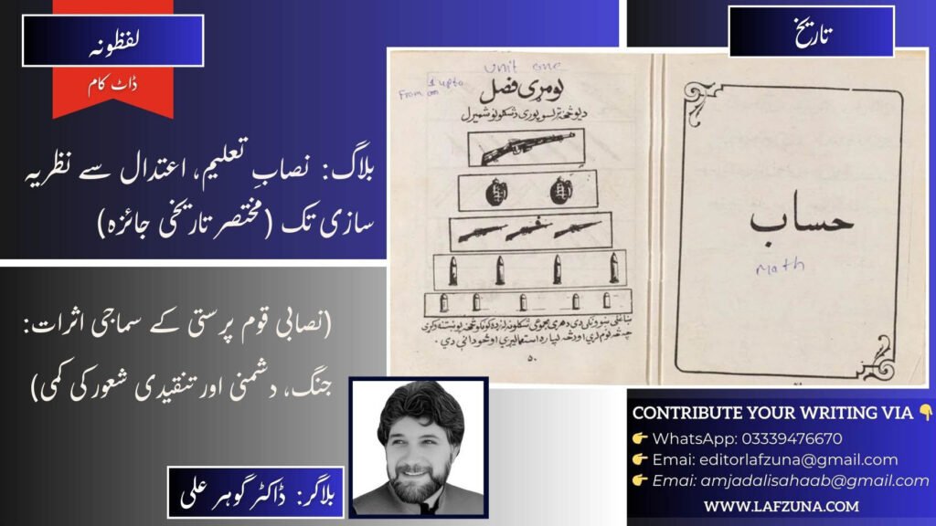 Blogger Doctor Gohar Ali