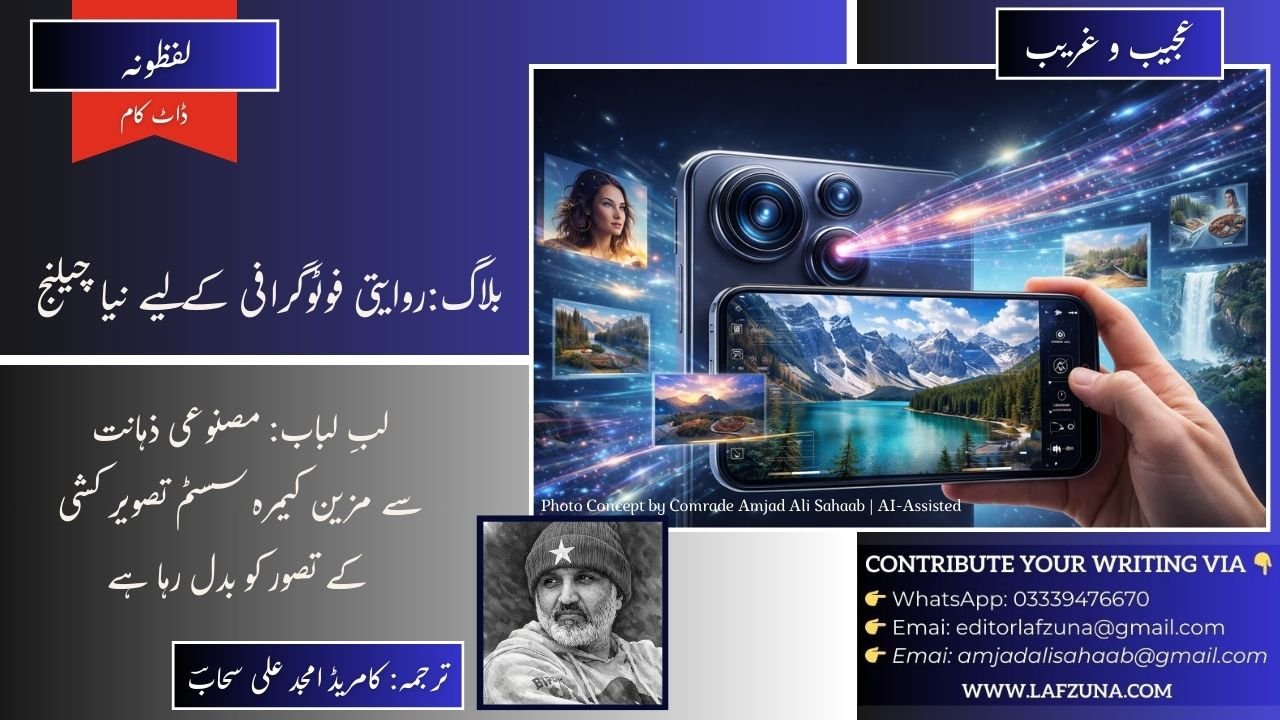 Blogger Comrade Amjad Ali Sahaab