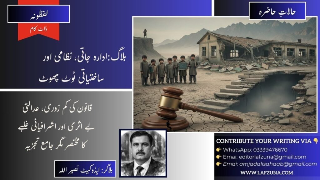 Blogger Advocate Naseer Ullah