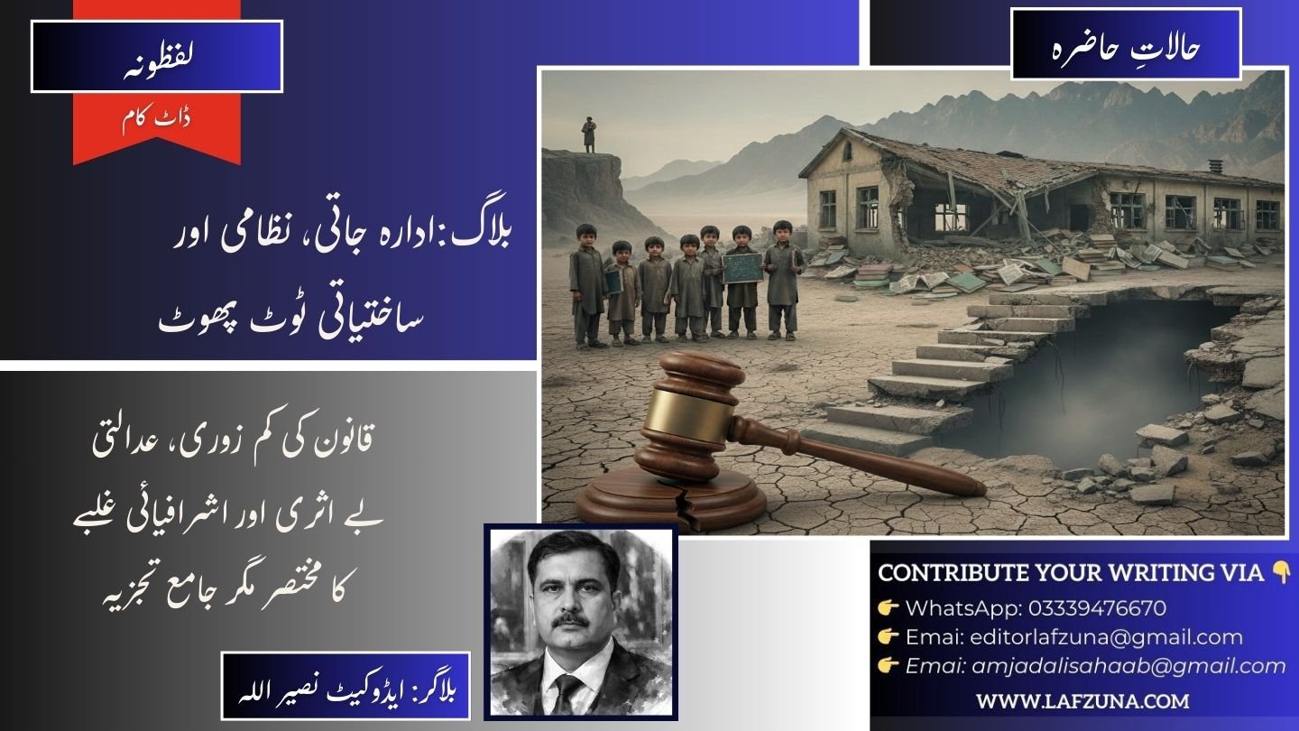 Blogger Advocate Naseer Ullah