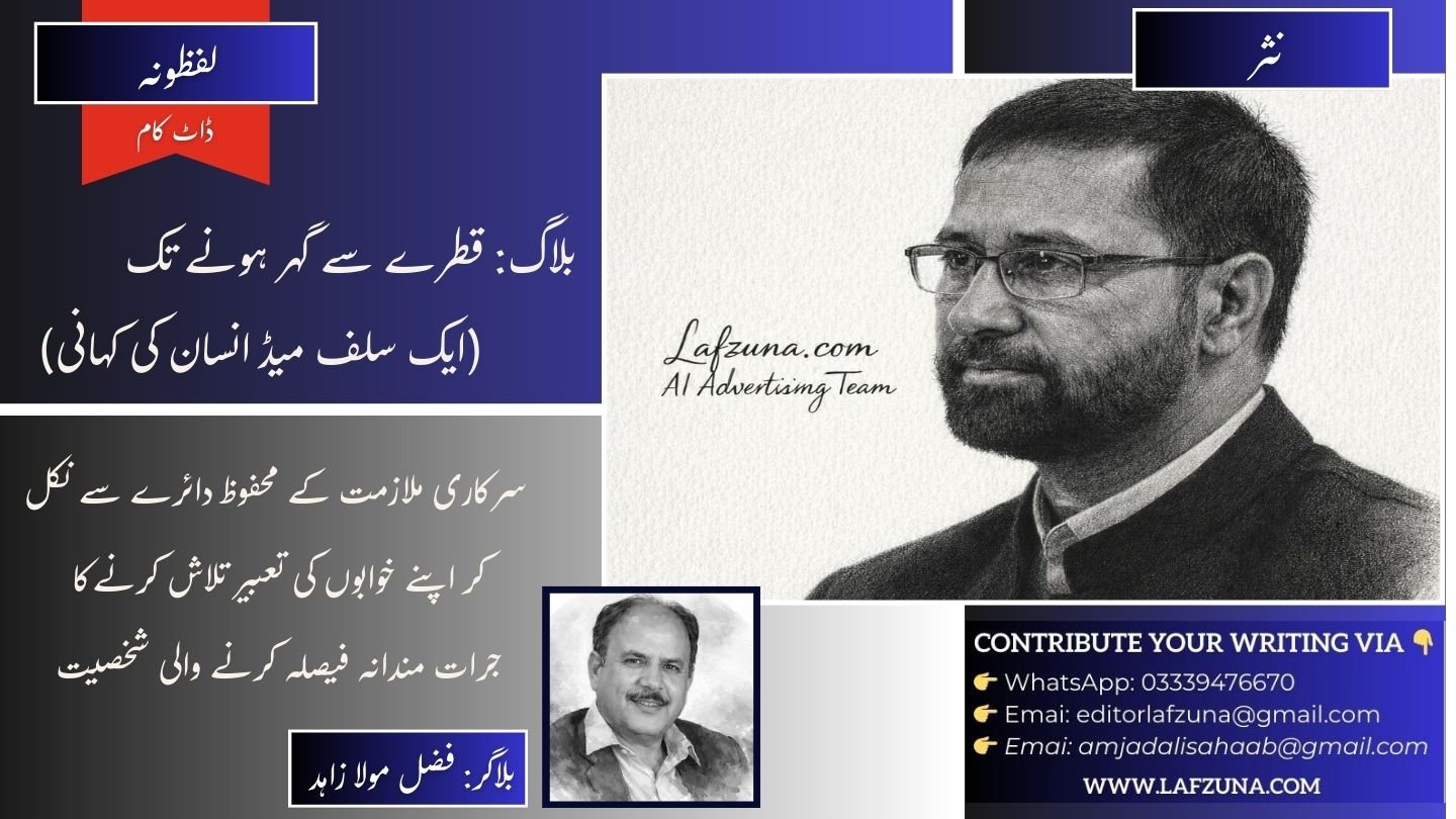 Blogger Fazal Maula Zahid