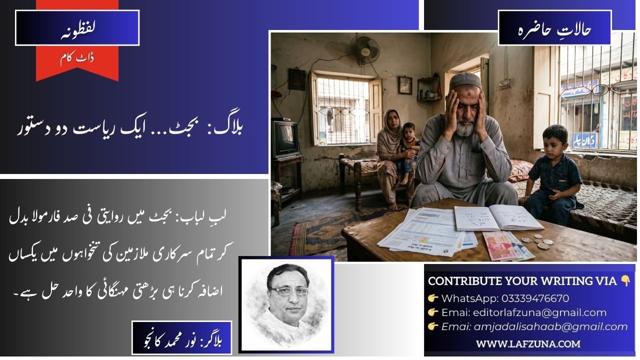 Blogger Noor Muhammad Kanju