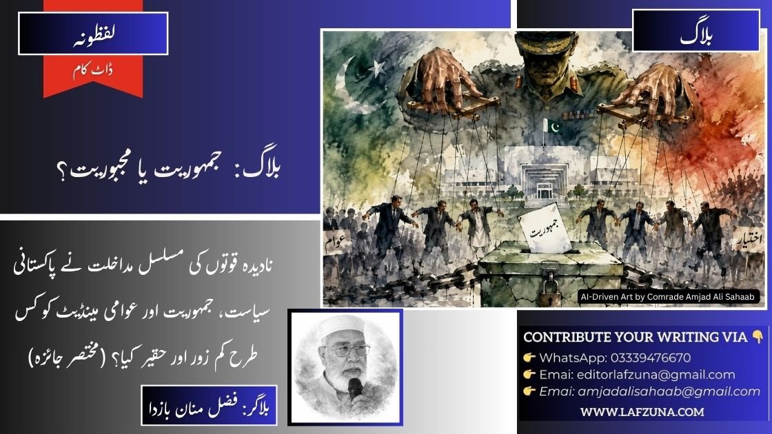Blogger Fazal Manan Bazda